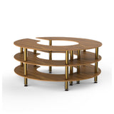 Steelite MGCMSA03BBXF - Round Station, 81.5" X 35.0", Modular