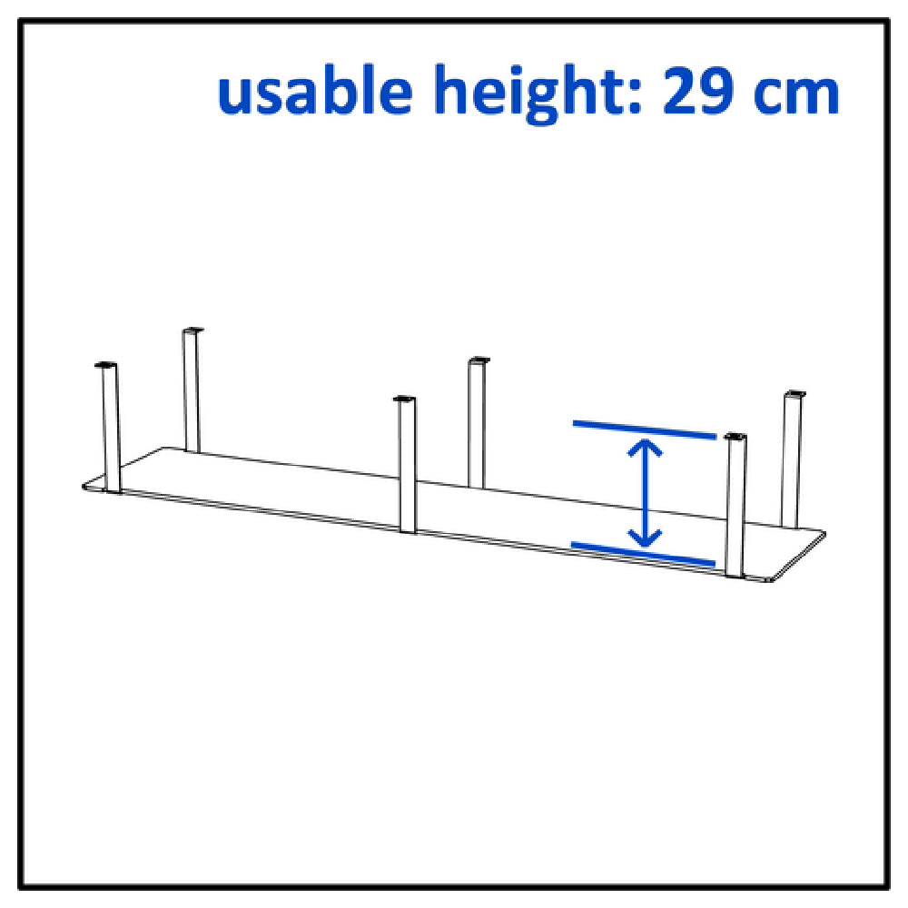 BauscherHepp VE-50005 Venta® Shelf To Create Storage Space Under A Buffet Table
