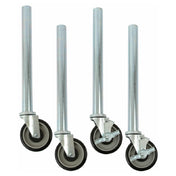 Royal ROY WT GLC 4 - Leg/Caster Kit, (4) 1-5/8" OD Legs With 5" Casters (2 With Brakes)