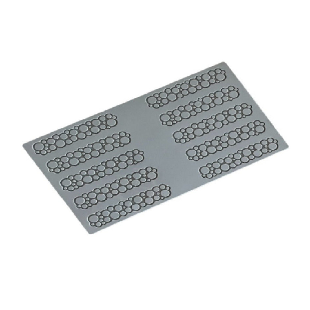 JB Prince MA366 B Circles Mold 4.7"W X 3.9"D X 0.8"H (10) Forms