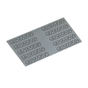 JB Prince MA366 B Circles Mold 4.7"W X 3.9"D X 0.8"H (10) Forms