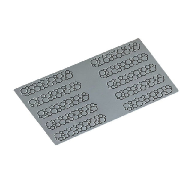 JB Prince MA366 B Circles Mold 4.7"W X 3.9"D X 0.8"H (10) Forms