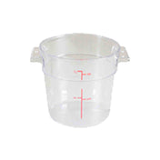 Thunder Group PLRFT301PC Food Storage Container 1 Quart Round
