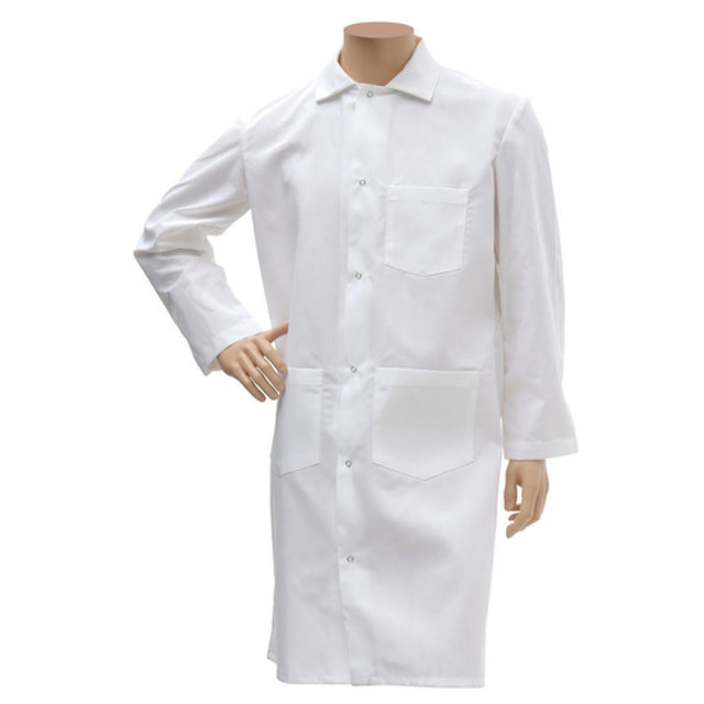 Hubert 21940 - Butcher Frock, Long, (1) Breast Pocket & (2) Waist Pockets