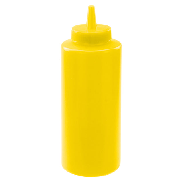 Winco PSB-12Y Squeeze Bottle 12 Oz. BPA Free