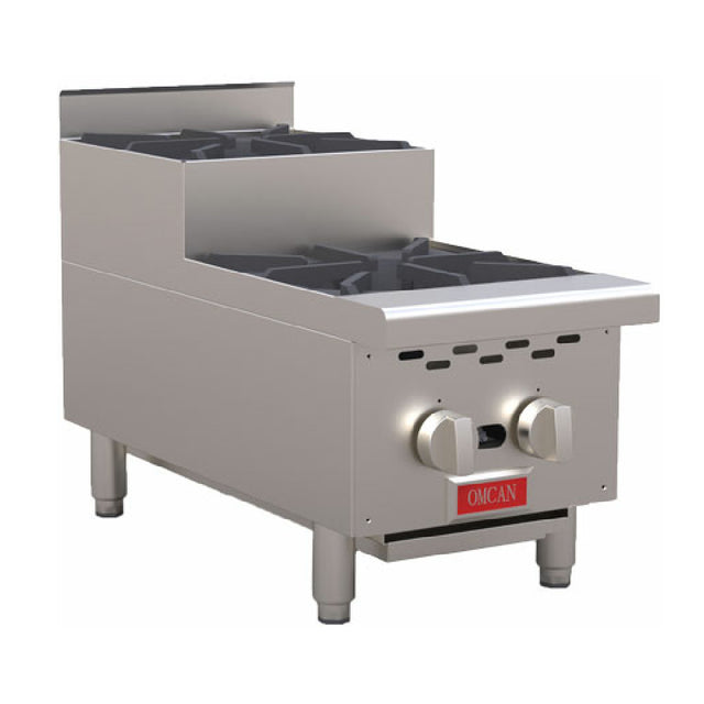 Omcan 47382 (CE-CN-HP12-S) Hotplate Natural Gas Countertop