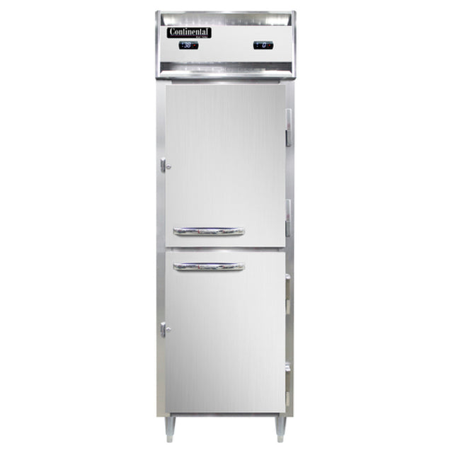 Continental Refrigerator D1RFSNSSHD Designer Line Refrigerator/Freezer Reach-in