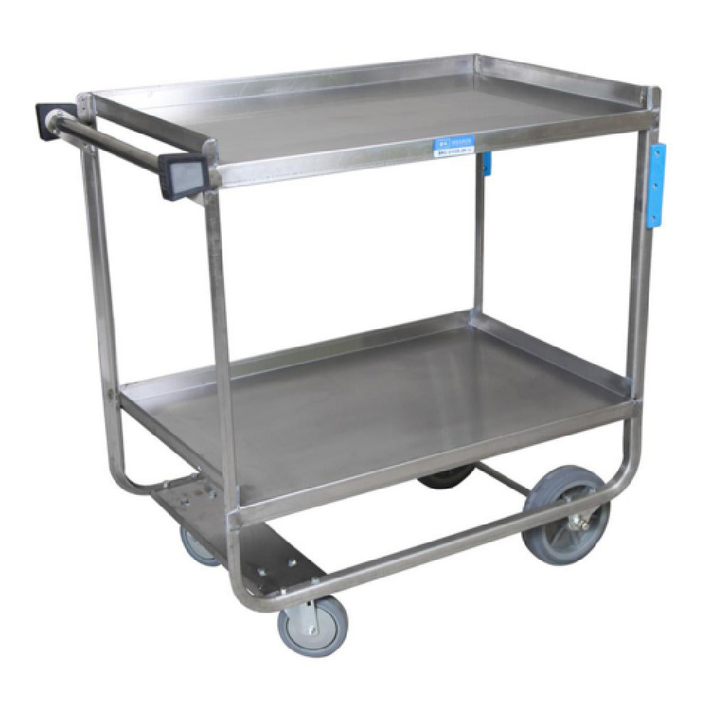 BK Resources BKC-2133S-2H-KD Utility Cart 2-tier 33"W X 21"D