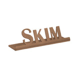 Service Ideas 1C-ST-SKIM-SIGN-RG Service Ideas Laser Cut ID/Table Sign 18/8 Stainless