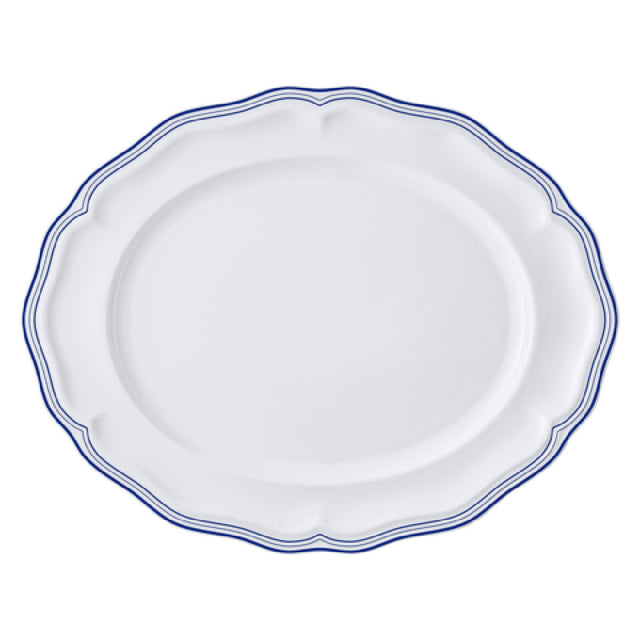 Steelite 62584FP817 Oval Platter 13.0" X 10.5" X 1.0" Adelina