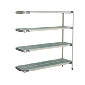 Metro AX366GX3 MetroMax® I Add-On Shelving Unit 60"W X 18"D X 63"H Rust Proof