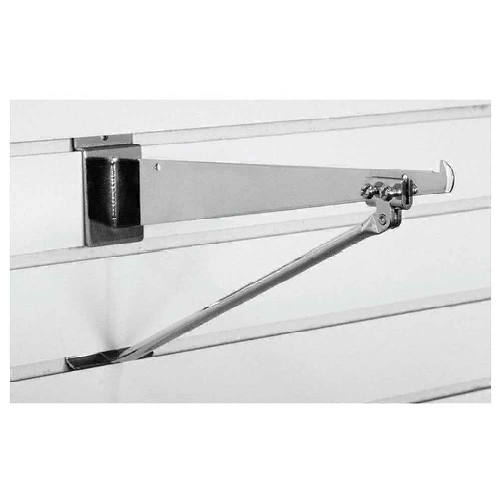 Hubert 31774 - Slatwall Shelf Bracket, 8"L, Steel