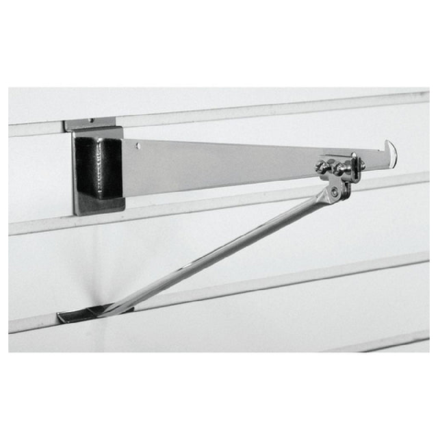 Hubert 31774 - Slatwall Shelf Bracket, 8"L, Steel