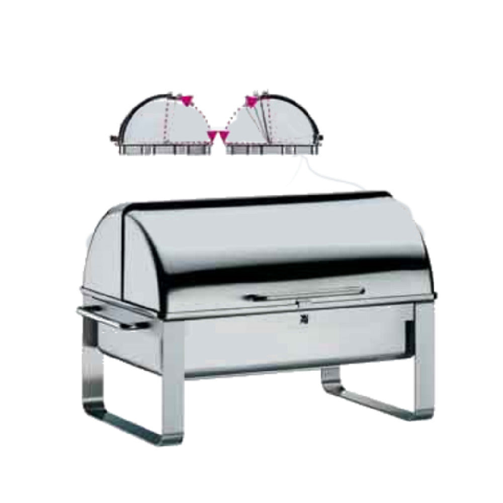 BauscherHepp 06.3324.6230 Chafing Dish GN 1/124-1/2" X 13-3/4" X 14-1/4"H Rectangular