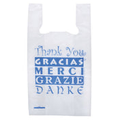 Hubert 57293 - T-Shirt Bags, "thank You" (in 5 Languages), 11-1/2" X 6-1/2" X 21"