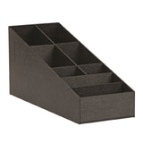 Service Ideas CCPL8V2 Service Ideas Coffee Condiment Caddies 8-part Station Black