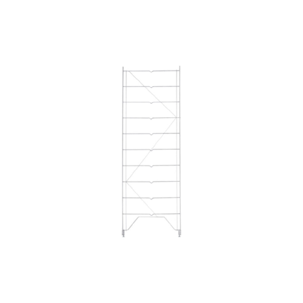 Metro 1852C Regular Erecta® Shelving Upright 18"W X 53-1/2"H Shelf Grooves Lock Into Upright At 5" Increments