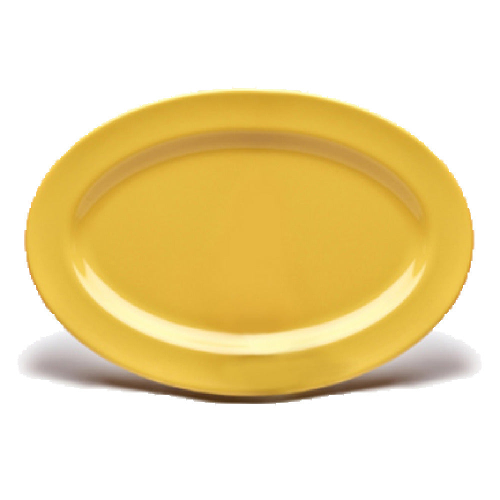 Elite Global Solutions D812OV-Y Platter 12-3/4"L X 8-3/4"W X 3/4"H Oval