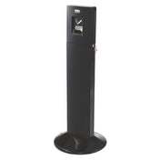 Rubbermaid FGR93400BK Metropolitan Smokers Tower 42-4/5"H Removable Galvanized Liner