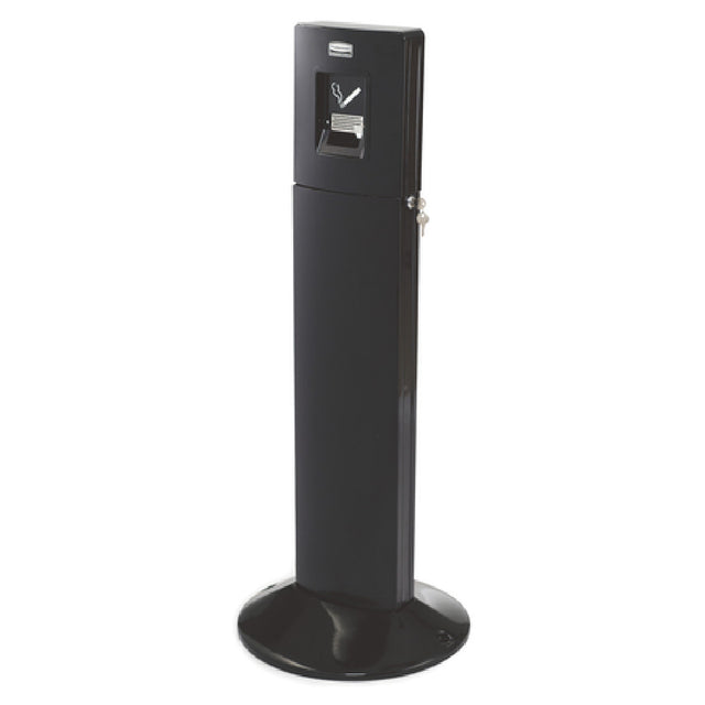 Rubbermaid FGR93400BK Metropolitan Smokers Tower 42-4/5"H Removable Galvanized Liner