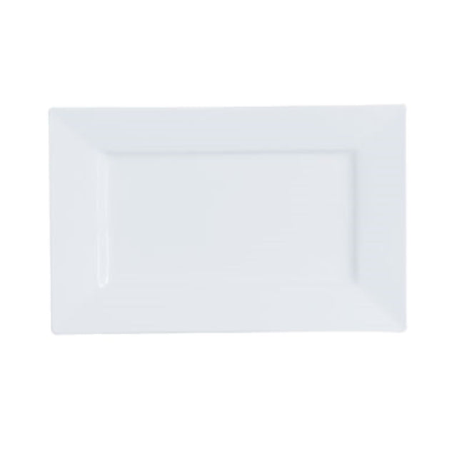 Arc Cardinal FF196 Arcoroc Square Up Rectangle Platter (L:12.5'' X W:8.0'') High Alumina Porcelain