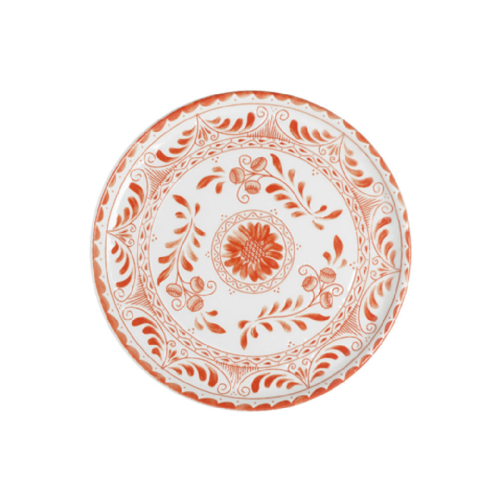 Steelite A104P802 Plate 9.0" Talavera Motiva Orange