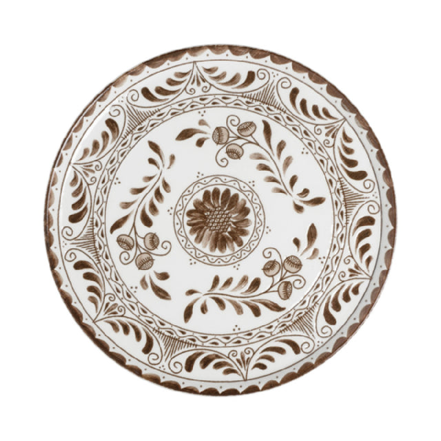 Steelite A105P800 Plate 13.0" Talavera Motiva Brown