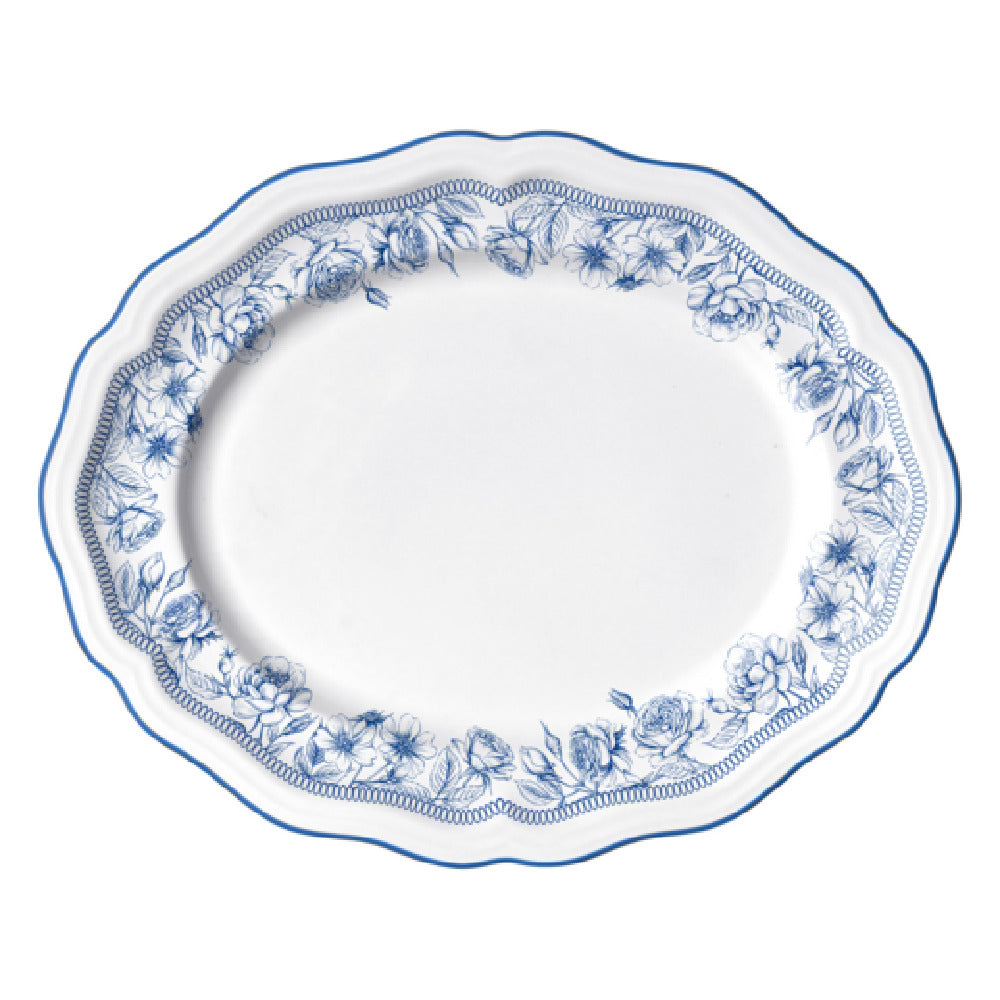 Steelite 62528FP817 Oval Platter 13.0" X 10.5" X 1.0" Adelina