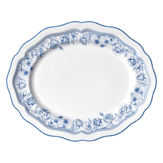 Steelite 62528FP817 Oval Platter 13.0" X 10.5" X 1.0" Adelina