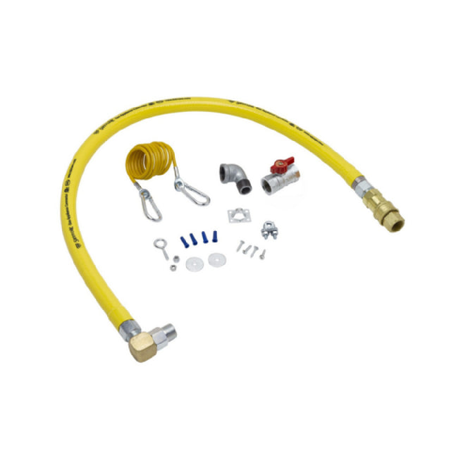 T&S Brass HG-4D-36SEL Gas Appliance Connector Hose 36" Coated