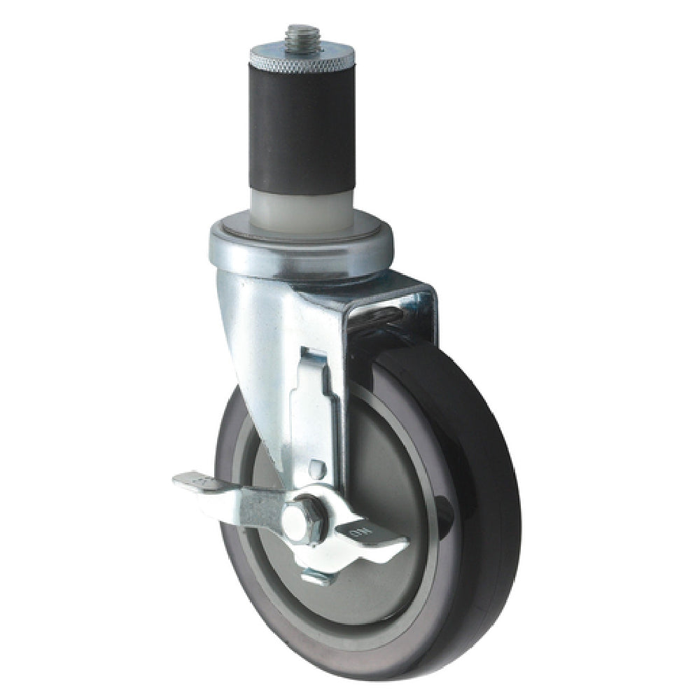 Winco CT-1B Caster Set 5" Dia. Wheel (raise Height Of Equipment 6") With Stem & Brake