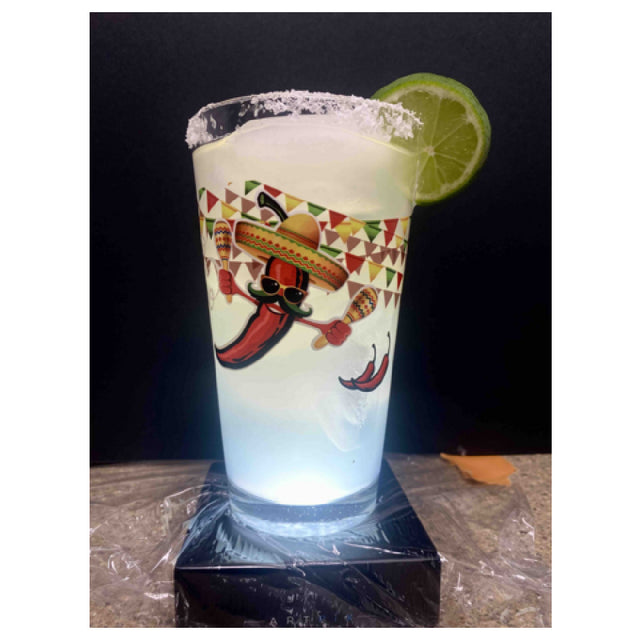 Buccaneer Container Corp 5139CIN1 (Buccaneer) Cinco De Mayo Mixing Glasses 16 Oz.