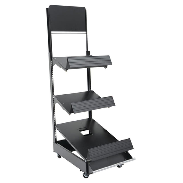 Hubert 57455 - Modular Produce Merchandiser, 3-tier, 40" X 24" X 83"H