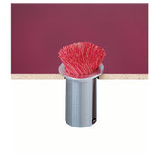 San Jamar L320C Straw Holder In-counter 5-3/8" Tube Diameter X 6" Long