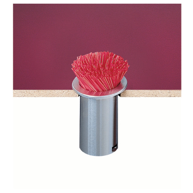 San Jamar L320C Straw Holder In-counter 5-3/8" Tube Diameter X 6" Long