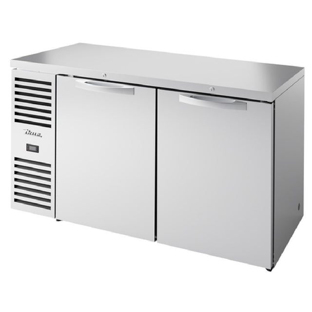 True Refrigeration TBR60-RISZ1-L-S-SS-1 Refrigerated Back Bar Cooler Two-section