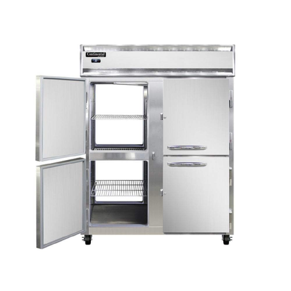Continental Refrigerator 2RENSAPTHD Extra-Wide Refrigerator Pass-thru 57"W