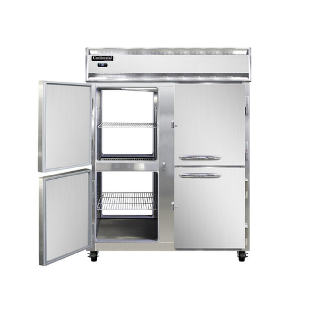 Continental Refrigerator 2RENSAPTHD Extra-Wide Refrigerator Pass-thru 57"W