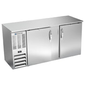 Beverage Air BBN68HC-F-S - Refrigerated Food Rated Back Bar Storage Cabinet, Two-section