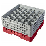 Cambro 30S800163 Camrack® Glass Rack With (4) Soft Gray Extenders Full Size