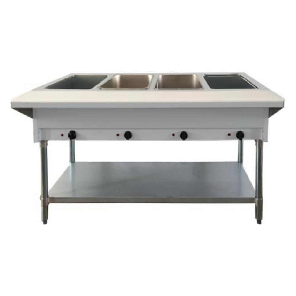 Omcan 46647 (FW-CN-0004-DH) Electric Open Well Steam Table 58"W X 30"D X 34"H