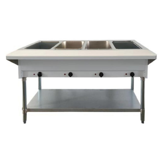 Omcan 46647 (FW-CN-0004-DH) Electric Open Well Steam Table 58"W X 30"D X 34"H