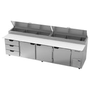 Beverage Air DPD119HC-3 Pizza Top Refrigerated Counter Four-section 119"W