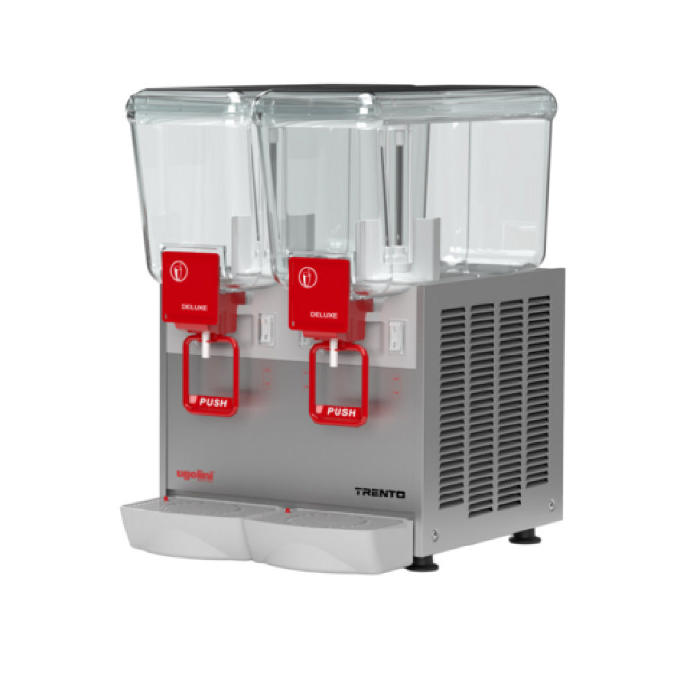 Omcan USA 49026 - (DELUXE 12/2) Ugolini Arctic Deluxe Agitator Series Juice Dispenser