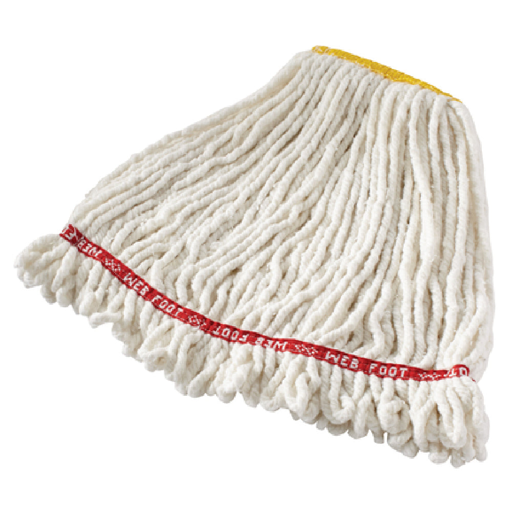 Rubbermaid FGA21206WH00 Web Foot® Wet Mop Medium 4-ply Cotton/synthetic Blend