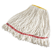 Rubbermaid FGA21206WH00 Web Foot® Wet Mop Medium 4-ply Cotton/synthetic Blend