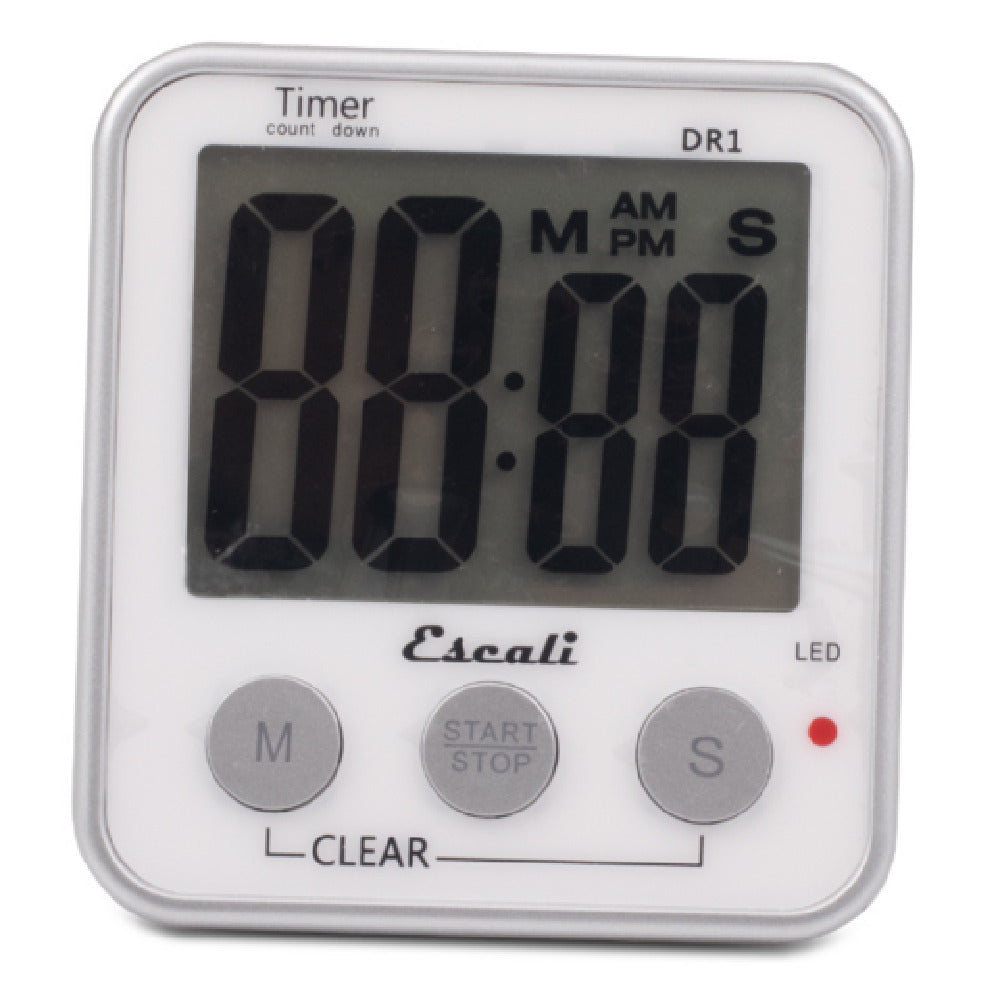 JB Prince UA128 Escali Display Digital Timer 3.25"W X 3.25"D X 0.75"H Extra Large