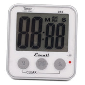 JB Prince UA128 Escali Display Digital Timer 3.25"W X 3.25"D X 0.75"H Extra Large