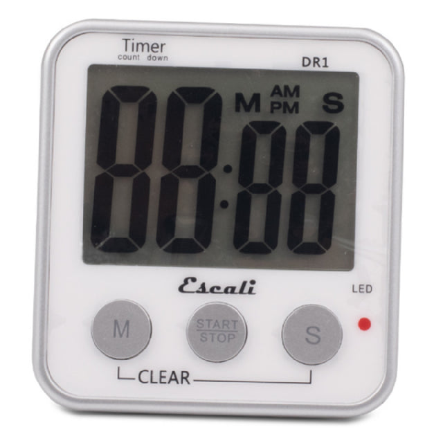 JB Prince UA128 Escali Display Digital Timer 3.25"W X 3.25"D X 0.75"H Extra Large
