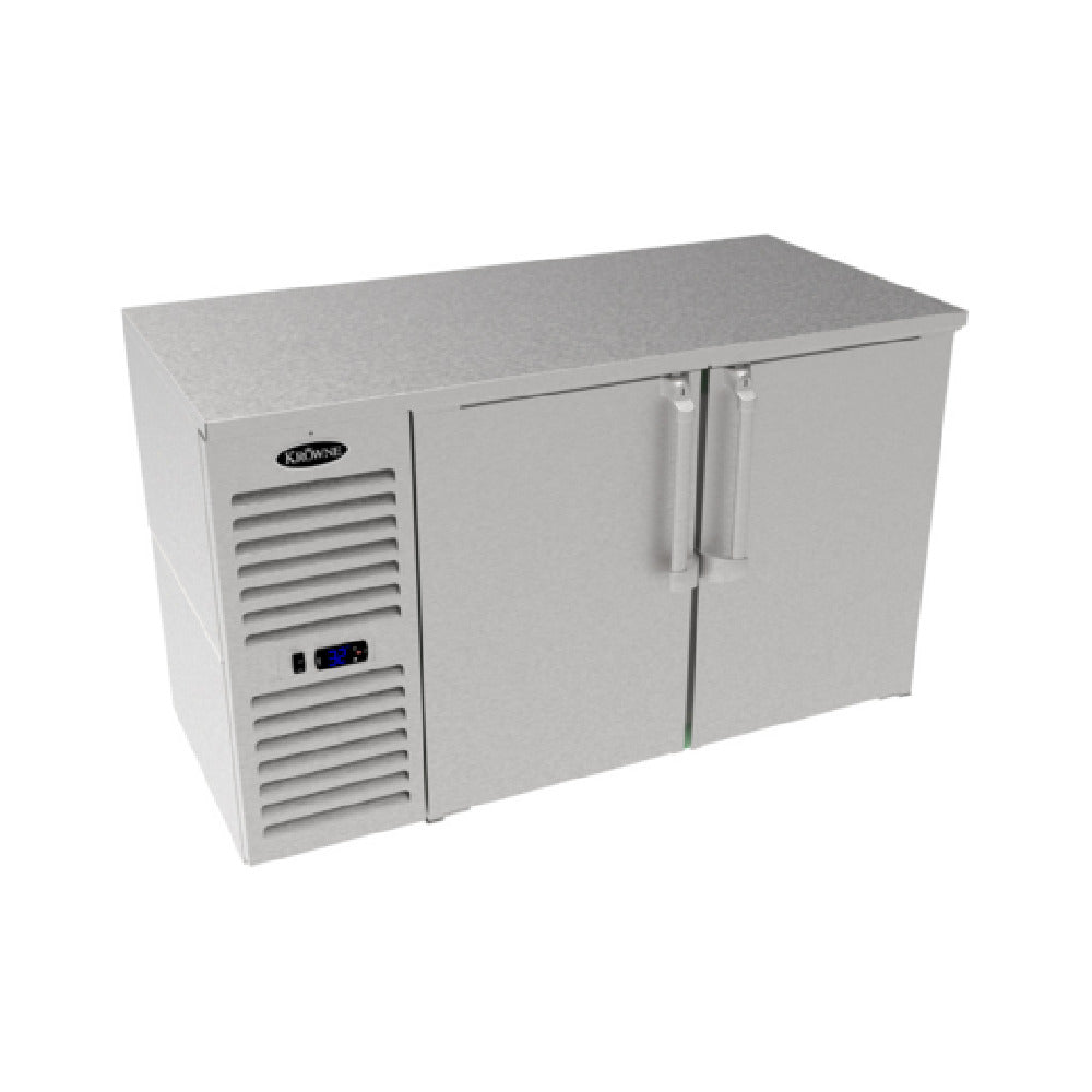 Krowne LS52 Narrow Door Low-Profile Refrigerated Back Bar Storage Cabinet Two-section